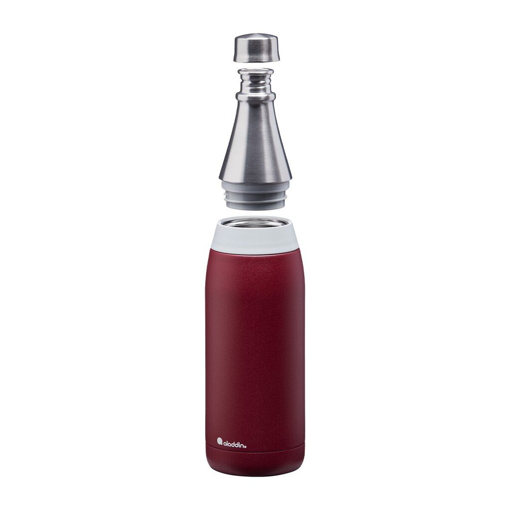 Pudele-termoss Fresco Thermavac Water Bottle 0,6L bordo sarkana цена и информация | Ūdens pudeles | 220.lv