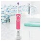 Oral-B Vitality 100 Pink 3D White cena un informācija | Elektriskās zobu birstes | 220.lv