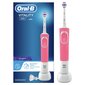 Oral-B Vitality 100 Pink 3D White цена и информация | Elektriskās zobu birstes | 220.lv