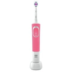 Oral-B Vitality 100 Pink 3D White cena un informācija | Elektriskās zobu birstes | 220.lv