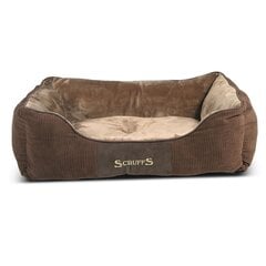 Scruffs & Tramps лежак для питомца Chester, L, 75x60см, коричневый 1167 цена и информация | Лежаки, домики | 220.lv