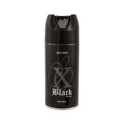 Izsmidzināms dezodorants Jean Marc X Black vīriešiem, 150 ml цена и информация | Парфюмированная мужская косметика | 220.lv