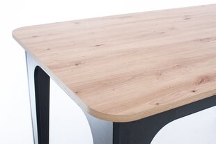 Ēdamgalds Bond Artisan Oak 120 cm, brūns cena un informācija | Virtuves galdi, ēdamgaldi | 220.lv