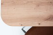 Ēdamgalds Bond Artisan Oak 139 cm, brūns cena un informācija | Virtuves galdi, ēdamgaldi | 220.lv
