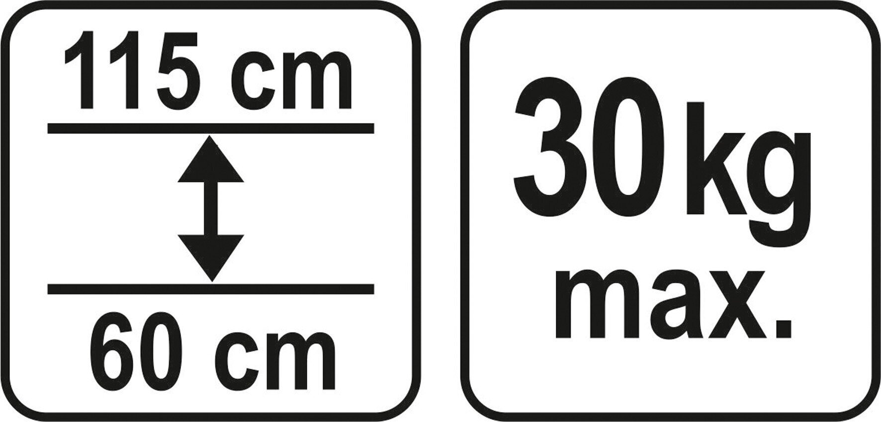 Atbalsts teleskopiskais 60-115cm Yato (YT-64551) cena un informācija | Rokas instrumenti | 220.lv