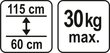 Atbalsts teleskopiskais 60-115cm Yato (YT-64551) cena un informācija | Rokas instrumenti | 220.lv