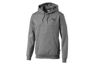 Džemperis vīriešiem Puma ESS Hoody FL Small Logo 851744-23, pelēks cena un informācija | Vīriešu jakas | 220.lv