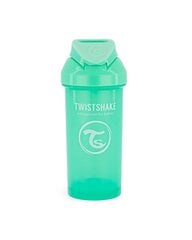 Krūzīte Twistshake ar salmiņu, zaļa, 360ml, 6+mēn. цена и информация | Бутылочки и аксессуары | 220.lv