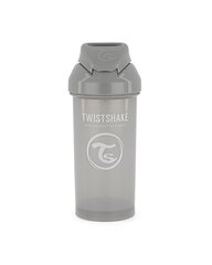 Kружка Twistshake Pastel Grey с соломинкой, 360 мл, 6 + мес цена и информация | Бутылочки и аксессуары | 220.lv