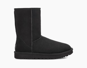 Сапоги для женщин UGG Classic Short II 1016223, черные цена и информация | Женские сапоги | 220.lv