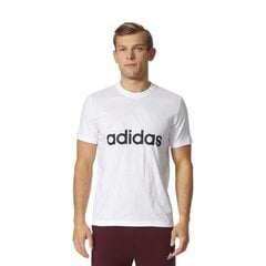 Футболка мужская Adidas Essentials Linear Tee, белая цена и информация | Мужская спортивная одежда | 220.lv