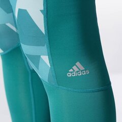 Legingi sievietēm Adidas Techfit Long Tight Print, zaļi cena un informācija | Sporta apģērbs sievietēm | 220.lv