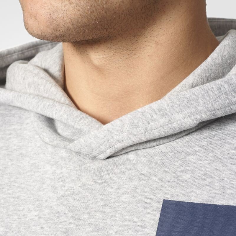 Vīriešu jaka Adidas Essentials Chest Logo, pelēka цена и информация | Vīriešu jakas | 220.lv