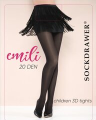 Колготки телесного цвета для девочек EMILI 20 den цена и информация | Носки, колготки для девочек | 220.lv