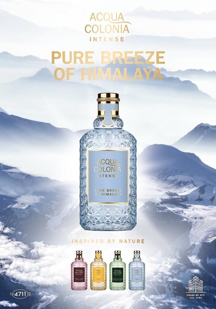 Odekolons 4711 Acqua Colonia Intense Pure Brezze Of Himalaya EDC sievietēm/vīriešiem, 50 ml cena un informācija | Sieviešu smaržas | 220.lv