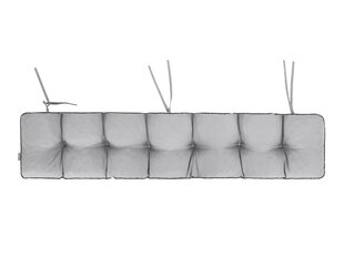 Spilvens soliņam Etna Oxford 120x40 cm, pelēks cena un informācija | Krēslu paliktņi | 220.lv