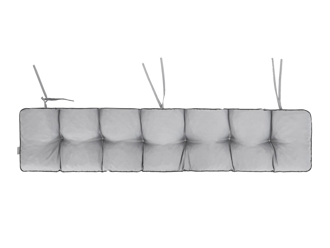 Spilvens soliņam Etna Oxford 150x40 cm, pelēks cena un informācija | Krēslu paliktņi | 220.lv