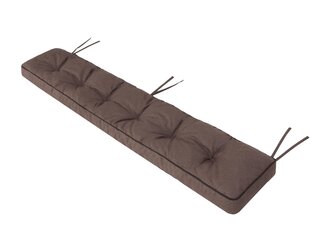 Подушка на скамейку Etna Ekolen 120x40 см, коричневая цена и информация | Подушки, наволочки, чехлы | 220.lv