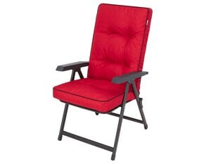 Spilvens krēslam Lena Oxford, sarkans cena un informācija | Krēslu paliktņi | 220.lv