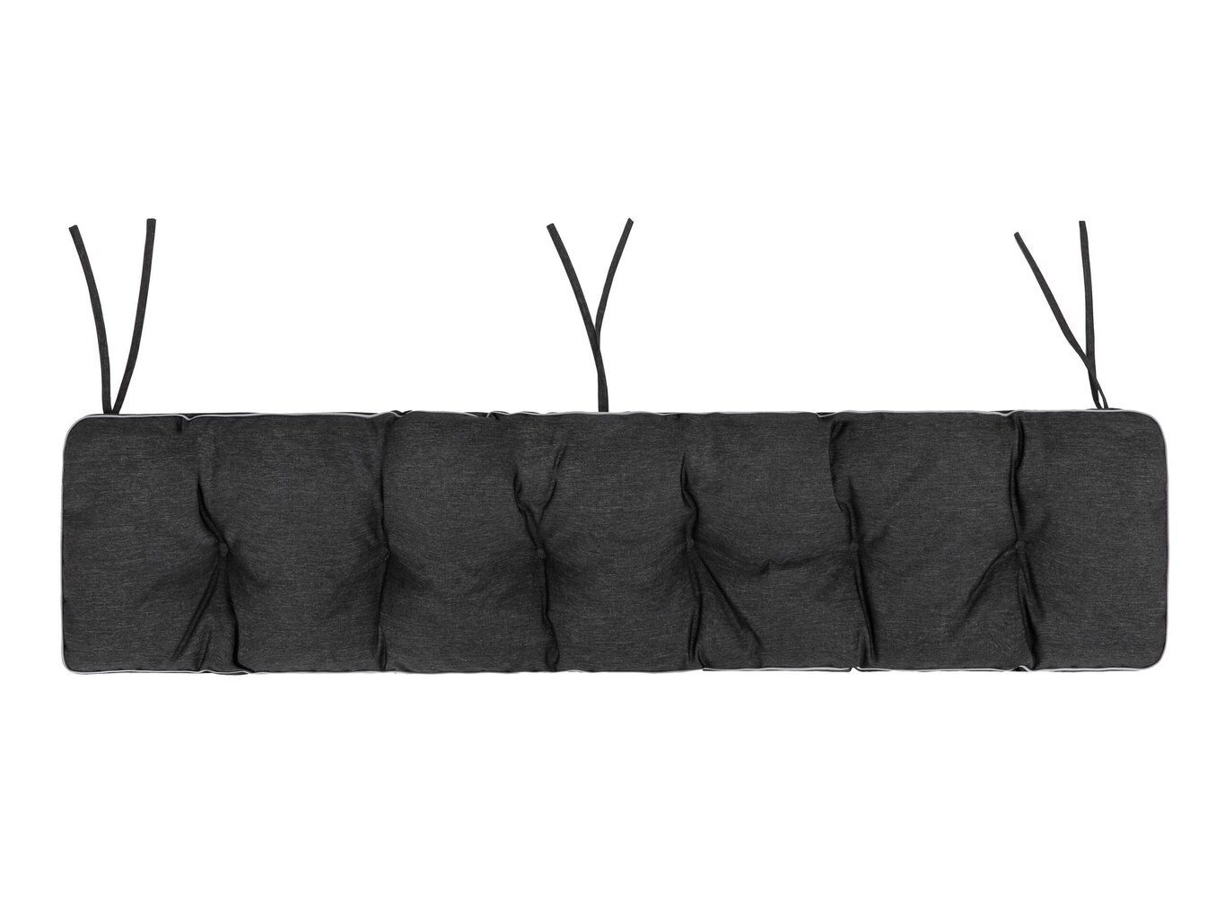 Spilvens soliņam Etna Ekolen 180x40 cm, melns цена и информация | Krēslu paliktņi | 220.lv