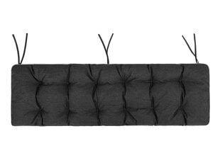 Spilvens soliņam Etna Ekolen 120x50 cm, melns cena un informācija | Krēslu paliktņi | 220.lv