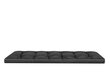 Spilvens soliņam Etna Ekolen 180x50 cm, melns cena un informācija | Krēslu paliktņi | 220.lv