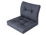 Spilvenu komplekts krēslam Emma Tech 60 cm, zils