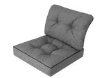 Комплект подушек на стул Emma Tech 70 см, серый