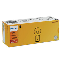 PHILIPS auto spuldze 12V P21W BA15s 1.gab. cena un informācija | Auto spuldzes | 220.lv