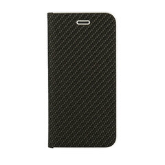 iPhone 12 Pro Max maciņš Carbon Book, melns cena un informācija | Telefonu vāciņi, maciņi | 220.lv