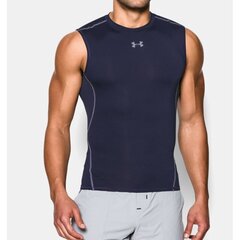 Termo T-krekls Under Armor HeatGear Compression Sleeveless 1257469-410, 43585 cena un informācija | Sporta apģērbs vīriešiem | 220.lv