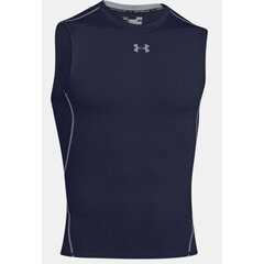 Termo T-krekls Under Armor HeatGear Compression Sleeveless 1257469-410, 43585 cena un informācija | Sporta apģērbs vīriešiem | 220.lv