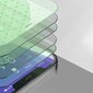 Aizsargājošs stikls Baseus 2x 0,3 mm Eye Protection Full Coverage Green Tempered Glass Film with Anti Blue Light Filter, piemērots iPhone 12 Pro / iPhone 12 SGAPIPH61P-LP02 cena un informācija | Ekrāna aizsargstikli | 220.lv