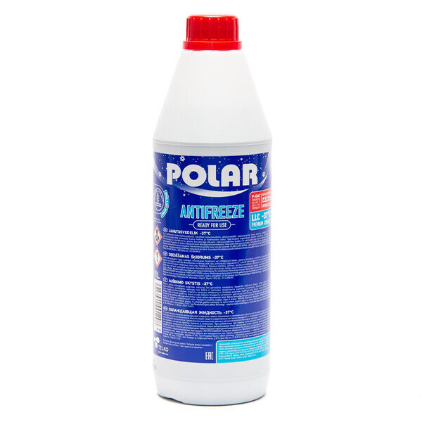 POLAR Antifrīzs Premium Long Life LLC-37*C, JIS K2234, zils 1L cena un informācija | Vējstiklu un dzesēšanas šķidrumi | 220.lv