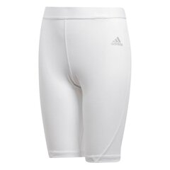 Футбольные шорты для мальчиков Adidas ASK Short Tight Junior, белые цена и информация | Zēnu šorti | 220.lv