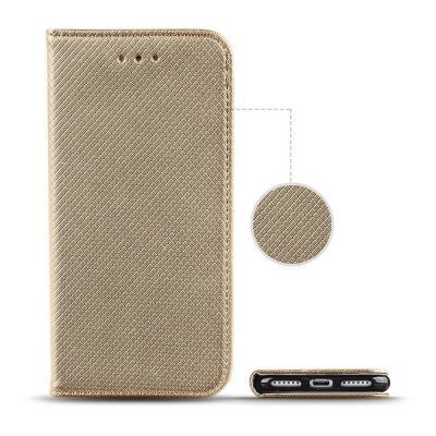 Hallo Smart Magnet Book Case Grāmatveida Maks Telefonam Samsung Galaxy A72 Zeltains cena un informācija | Telefonu vāciņi, maciņi | 220.lv