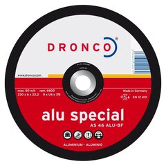 Slīpēšanas disks OSBORN DRONCO AS46ALU T27 (125x6,0x22,23) cena un informācija | Slīpmašīnas | 220.lv