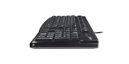 Vadu tastatūra Logitech K120, melna cena un informācija | Klaviatūras | 220.lv