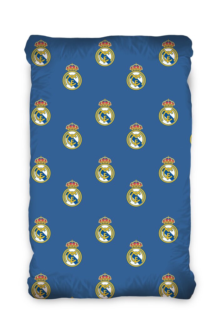 Bērnu palags ar gumiju Real Madrid, 90x200 cm cena un informācija | Palagi | 220.lv