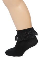 Детские носки черного цвета LUISA  цена и информация | Носки, колготки для девочек | 220.lv