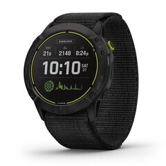 Garmin Enduro Carbon Gray DLC Titanium/Black UltraFit Nylon cena un informācija | Viedpulksteņi (smartwatch) | 220.lv