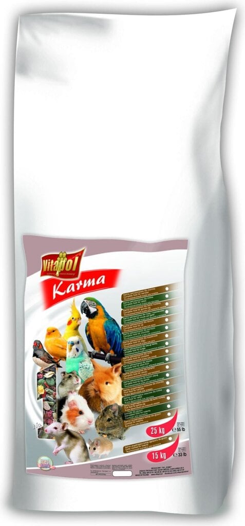 Barība lieliem papagaiļiem Vitapol, 20kg cena un informācija | Putnu barība | 220.lv