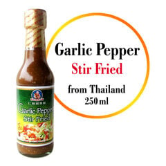Ķiploku piparu mērce - marināde cepšanai, Garlic Pepper Stir Fried sauce, Healty Boy, 250 ml cena un informācija | Mērces | 220.lv