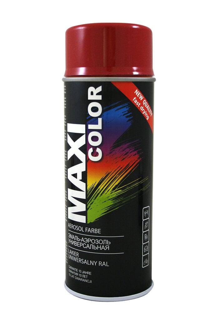 MOTIP MAXI color rubīna sarkana spīdīga krāsa 400ml цена и информация | Krāsas | 220.lv