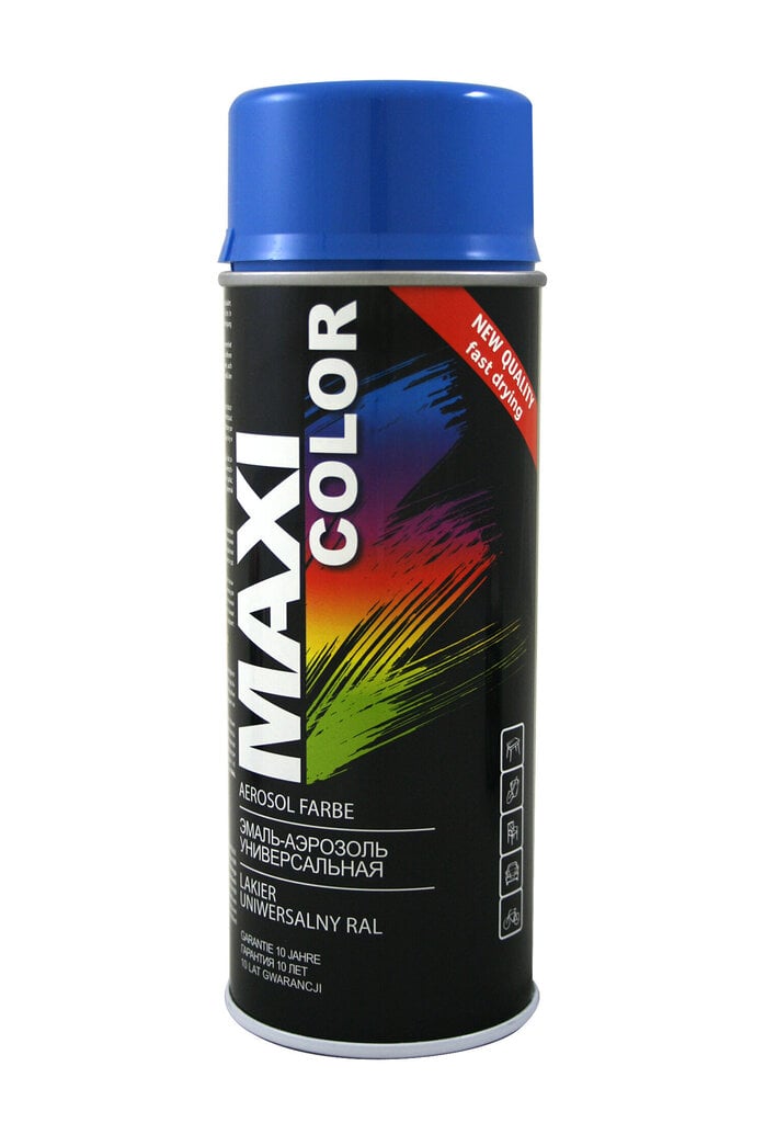 Debess zila spīdīga krāsa MOTIP MAXI color 400ml цена и информация | Krāsas | 220.lv