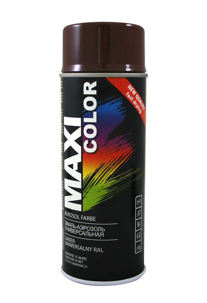 MOTIP MAXI color šokolādes brūna spīdīga krāsa 400ml цена и информация | Krāsas | 220.lv