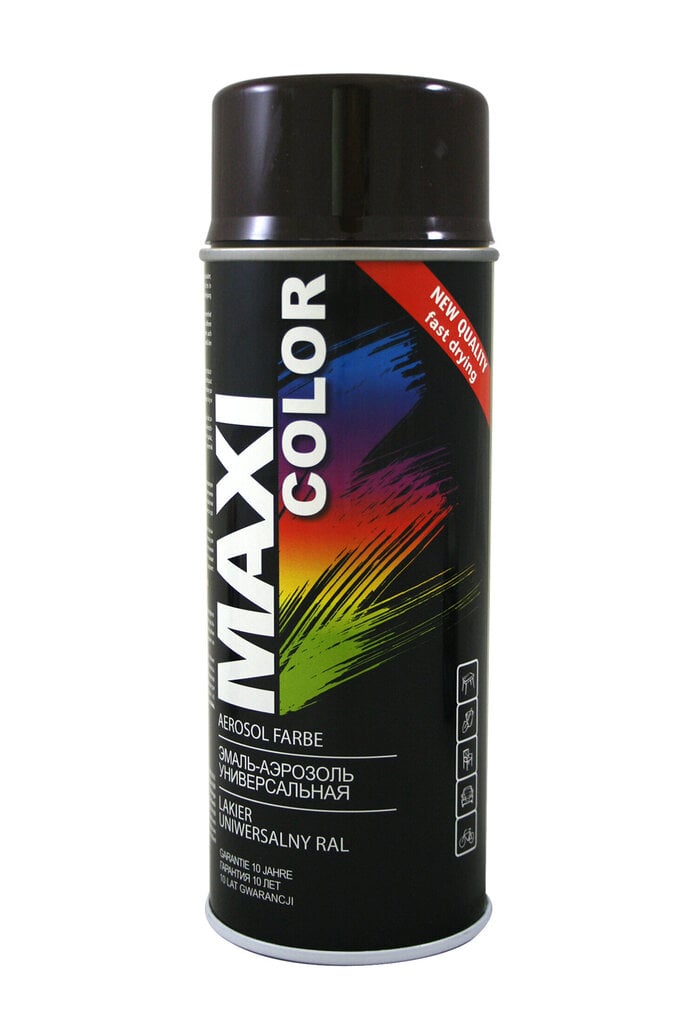 MOTIP MAXI color melna spīdīga krāsa 400ml цена и информация | Krāsas | 220.lv