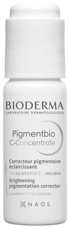 Sejas serums Bioderma Pigmentbio C-Concentrate, 15 ml cena un informācija | Serumi sejai, eļļas | 220.lv