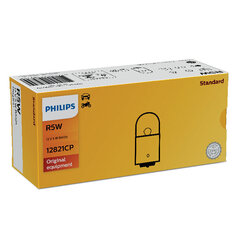 PHILIPS auto spuldze 12V R5W BA15s 1.gab. cena un informācija | Auto spuldzes | 220.lv