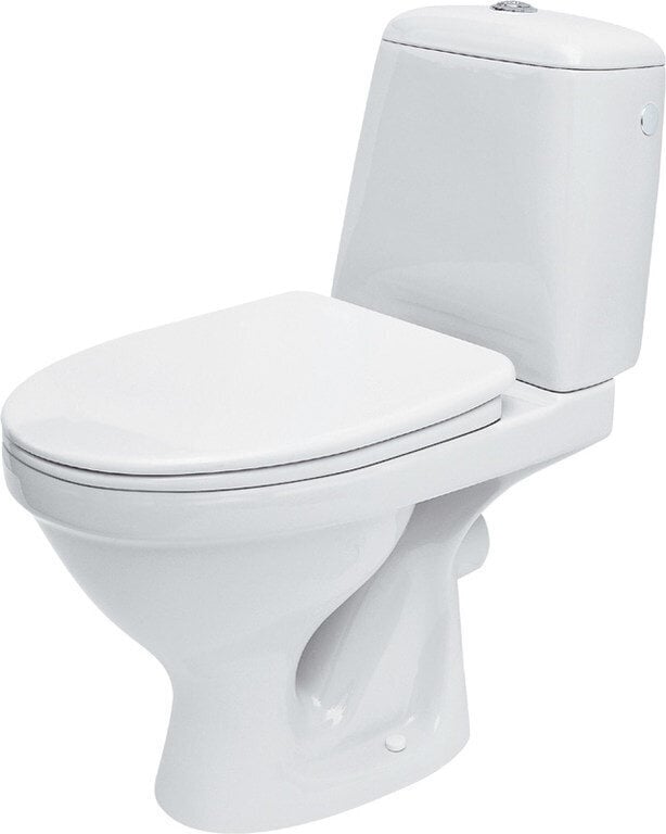 WC pods CERSANIT EKO 2000 ar horizonālo izvādu, 3/6l, ar duroplast vāku cena un informācija | Tualetes podi | 220.lv